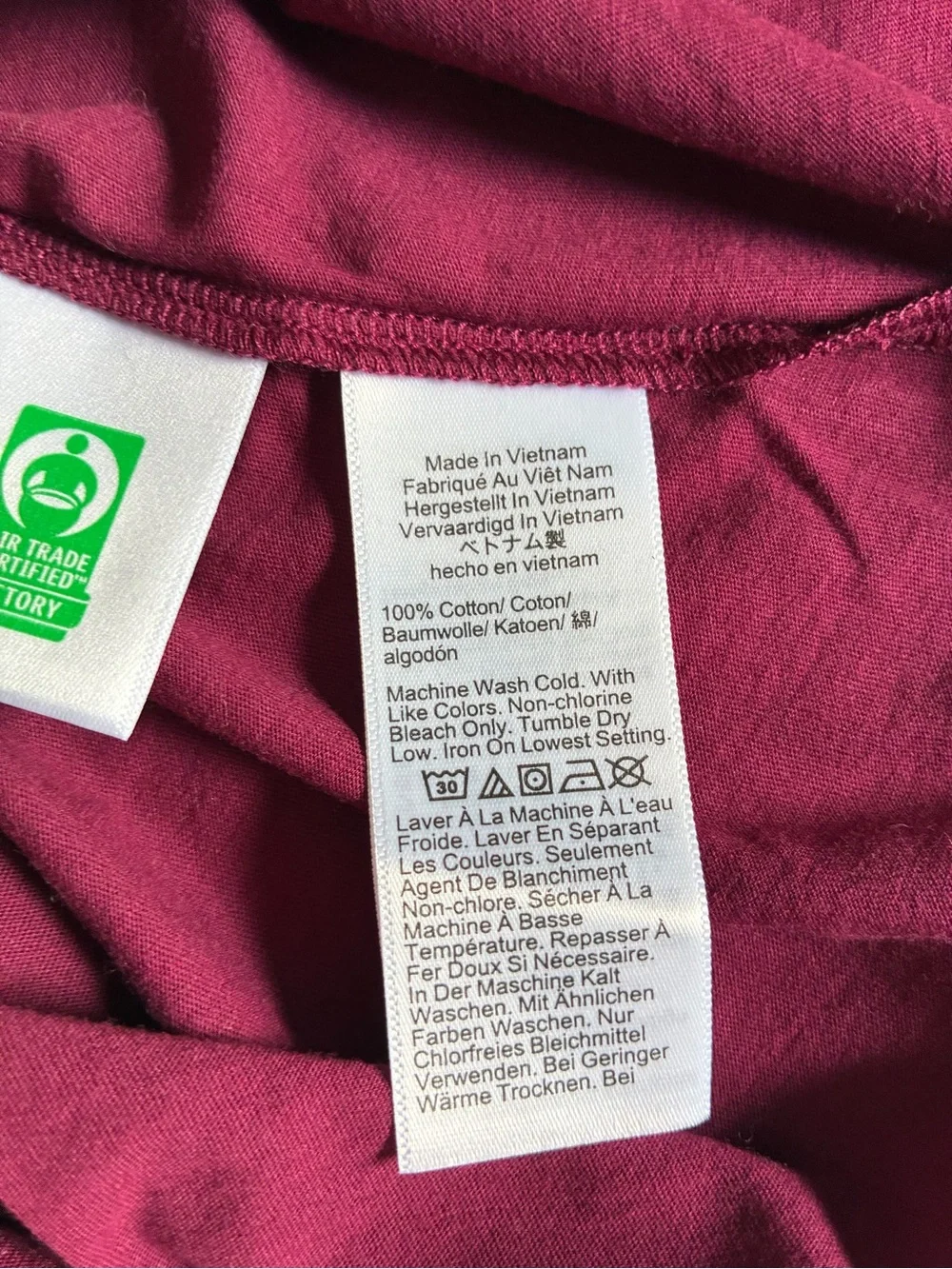 J.Crew.Women’s Feather jersey turtleneck.100% cotton. Burgundy XXS.NWT.